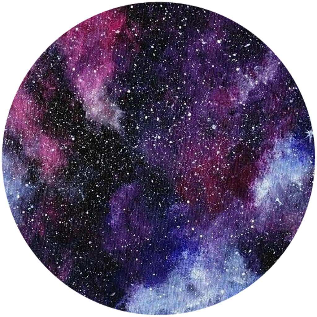 night time galaxy scene